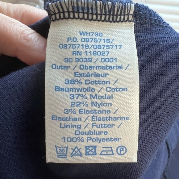 Boden Geometric Spot Polka Dot Print Ponte Knit Mod Sheath Dress - Picture 7 of 8